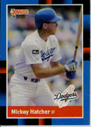 1988 Donruss Baseball Cards    299     Mickey Hatcher